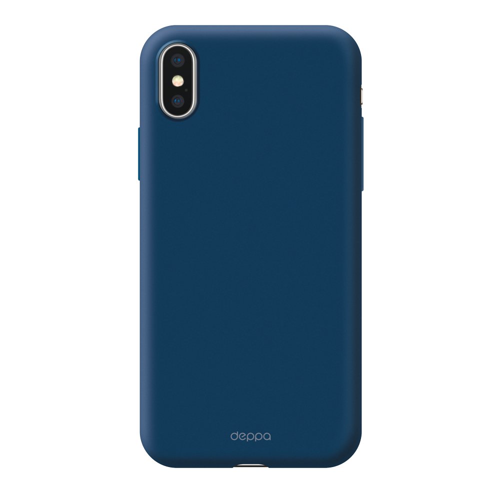 

Чехол Deppa Air Case для смартфона Apple iPhone X/Xs, поликарбонат, синий (83368)