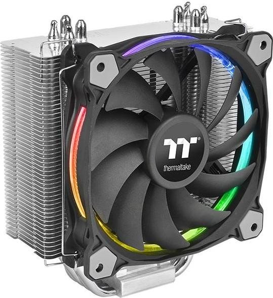 

Кулер для процессора Thermaltake Riing Silent 12 RGB Sync Edition для Socket 775/115x/1200/1356/1366/2011/2011-3/2066/AM2/AM2+/AM3/AM3+/FM1/AM4/FM2/FM2+, 120 мм, 1500rpm, 22 дБА, 150 Вт, 4-pin PWM+4-pin 12V RGB, Al, RGB (CL-P052-AL12SW-A), Riing Silent 12