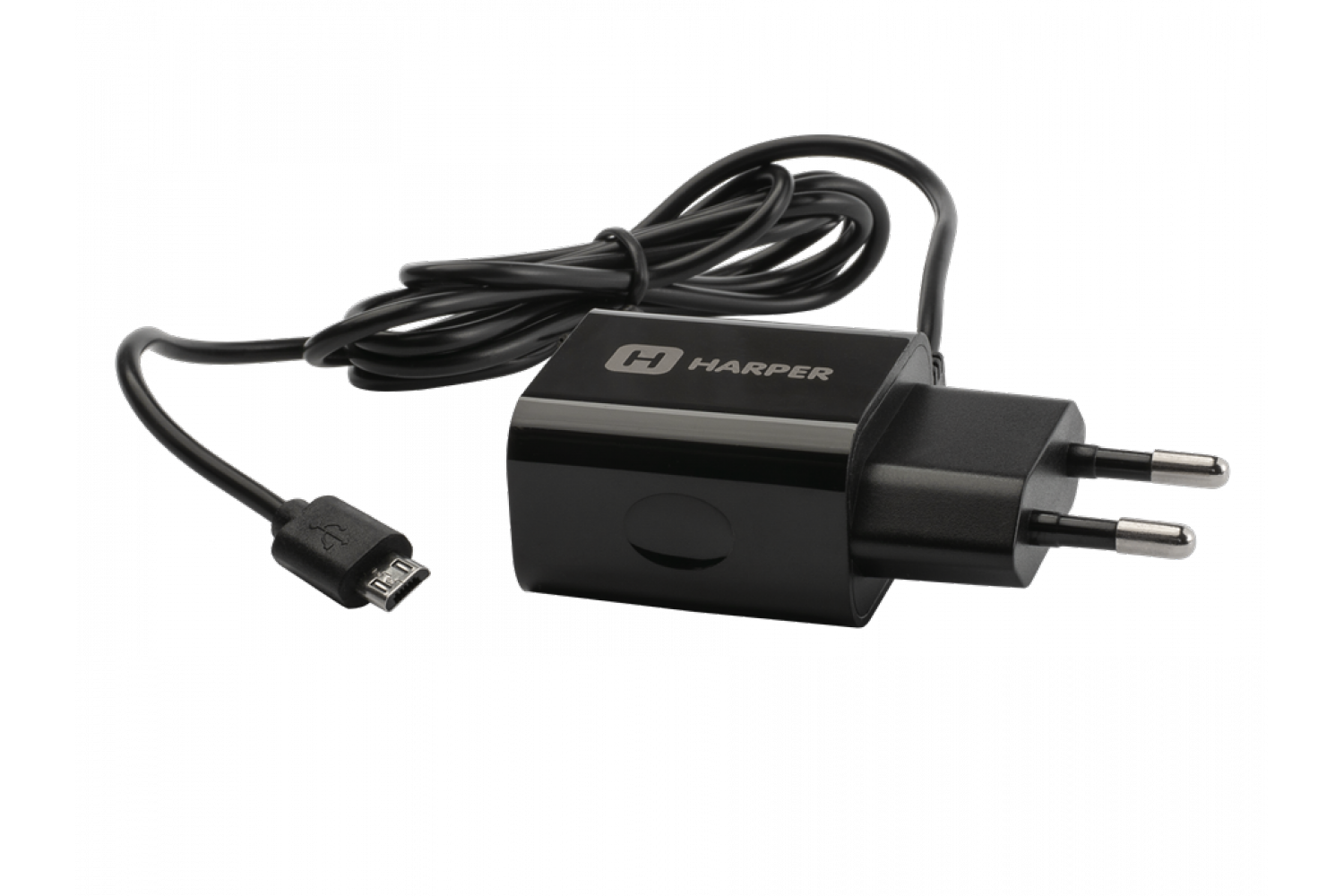 

Сетевое зарядное устройство Harper WСH-5113, 1USB, 2.1A, черный (H00002147), кабель microUSB, WСH-5113