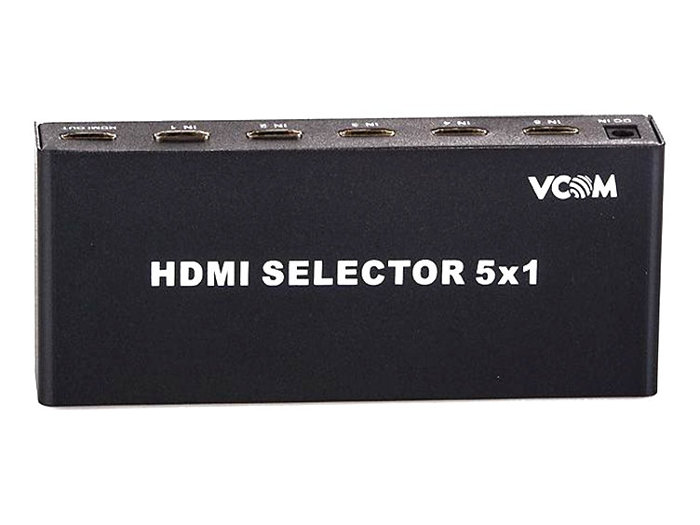 

Переключатель HDMI VCOM DD435, 5-ПК, HDMI 1920x1080, DD435