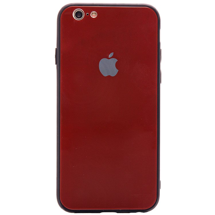 

Чехол-накладка NXE Glass Azur stone series для смартфона Apple iPhone 6/6S, красный