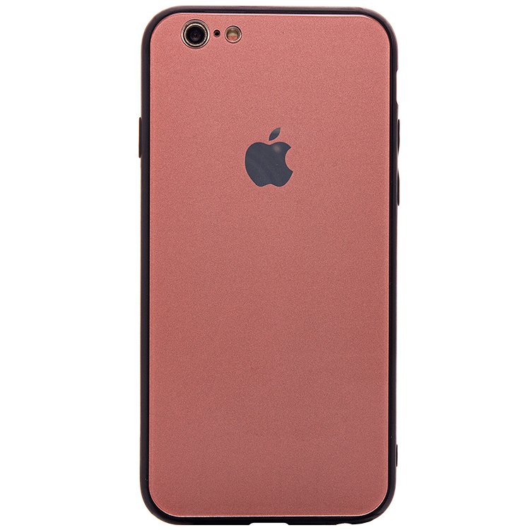 Чехол-накладка NXE Glass Azur stone series для смартфона Apple iPhone 6/6S, розовое золото