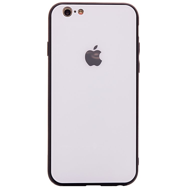 Чехол-накладка NXE Glass Azur stone series для смартфона Apple iPhone 6/6S, белый