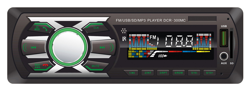 Автомагнитола Digma DCR-300MC, 1 DIN, 4x45 Вт