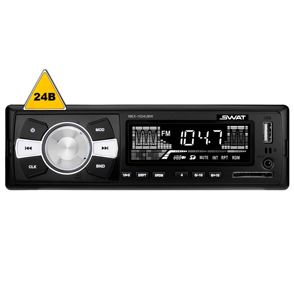 

Автомагнитола Swat MEX-1024UBW, 1 DIN, 2x50 Вт, USB, MEX-1024UBW