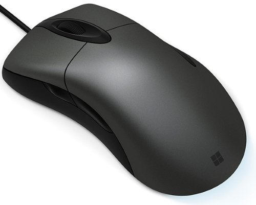 Мышь проводная Microsoft Classic IntelliMouse, 1600dpi, оптическая лазерная, USB, серый (HDQ-00010)