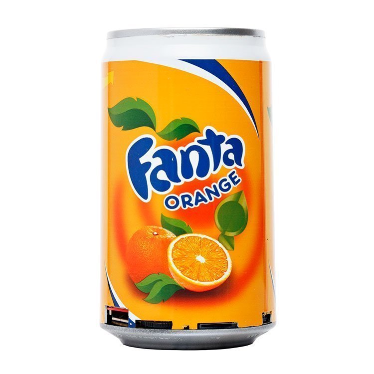 

Портативная акустика NoName "банка Fanta" (высота 115 мм), банка Fanta