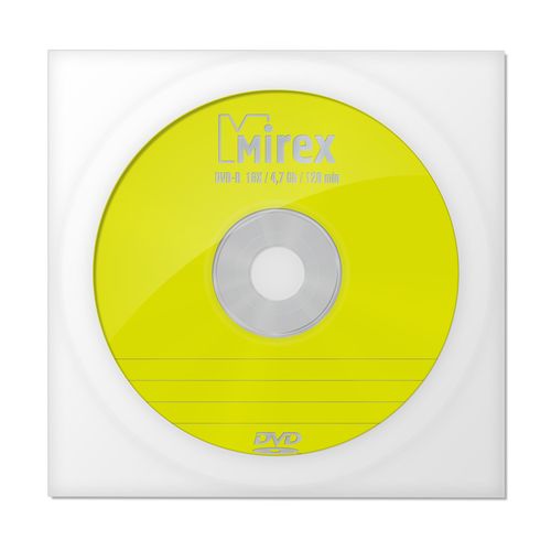 Диск Mirex DVD-R 4.7Gb, 16x, конверт (1 шт)