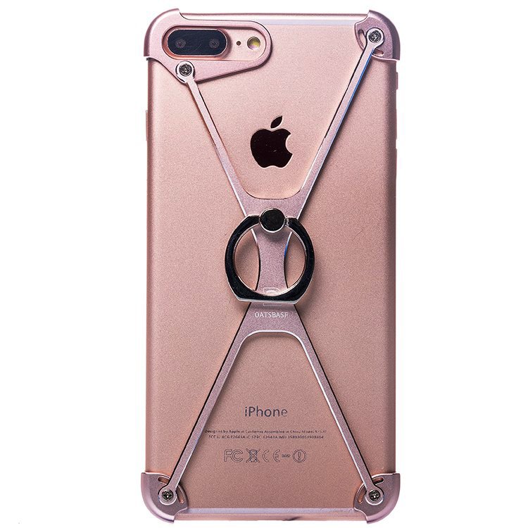 Чехол-экзоскелет Oatsbasf для смартфона Apple iPhone 7 Plus/8 Plus, розовое золото