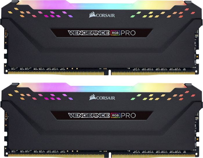 

Комплект памяти DDR4 DIMM 16Gb (2x8Gb), 3200MHz, CL14, 1.35V Corsair Vengeance RGB PRO (CMW16GX4M2C3200C14), CMW16GX4M2C3200C14