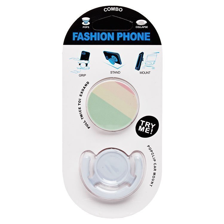 Держатель Popsockets Popclip Combo для телефона, универсальный, рисунок 023 (86287)