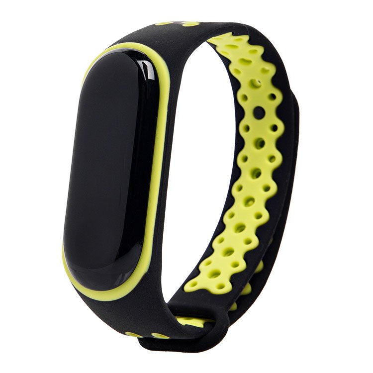 

Ремешок Sport N для Xiaomi Mi Band 3, черный/зеленый