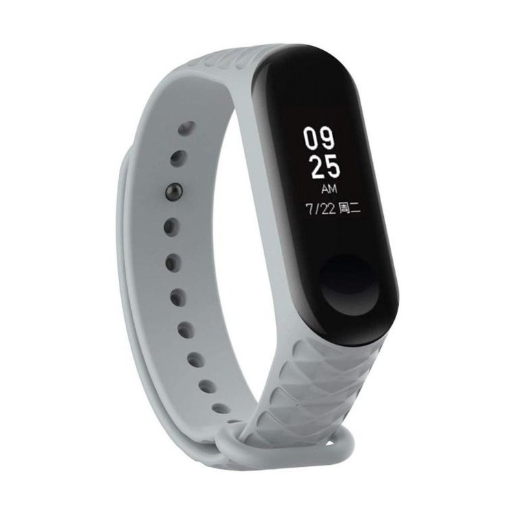 

Ремешок для Xiaomi Mi Band 3, серый