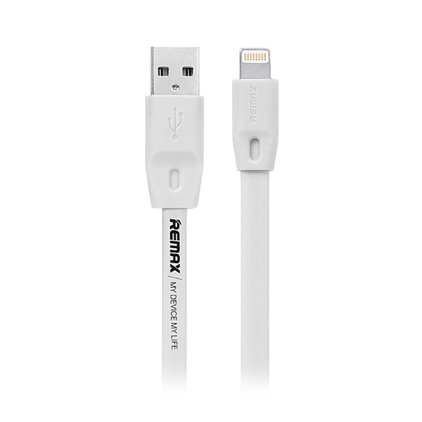 

Кабель USB-Lightning Full Speed, Remax, 1m, белый (RC-001i)