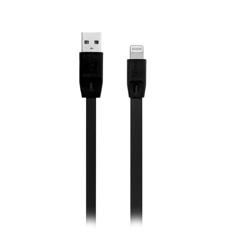 

Кабель USB -Lightning Full Speed, Remax, 2m, чёрный (RC-001i), Черный