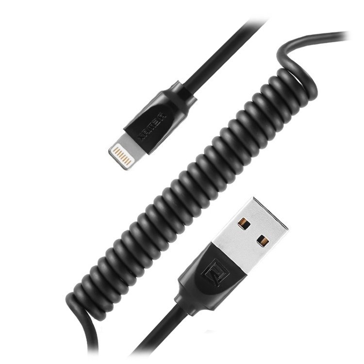 

Кабель USB-Lightning Radiance Pro, Remax, 1m, чёрный (RC-117i), Черный