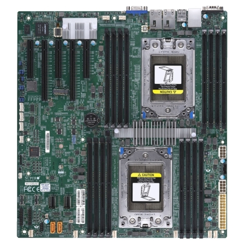 

Материнская плата Supermicro H11DSi-NT, 2xSocket SP3, 16xDDR4, 2PCI-Ex16, 3PCI-Ex8, 1xM.2-PCI-E, 10SATA3, 2x10GLAN, IPMI, 4xUSB 2.0, 2xUSB 3.0, VGA, E-ATX, Bulk (MBD-H11DSI-NT-B), H11DSi-NT