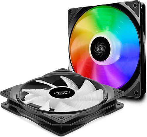 

Комплект вентиляторов Deepcool CF 140 2 in 1, 140 мм, 1200rpm, 24 дБ, 2шт, ARGB, CF 140 2 in 1
