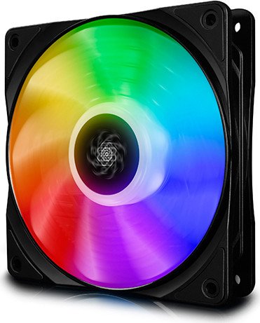 

Вентилятор Deepcool CF120, 120 мм, 1500rpm, 27 дБ, 4-pin, 1шт, ARGB подсветка, CF120