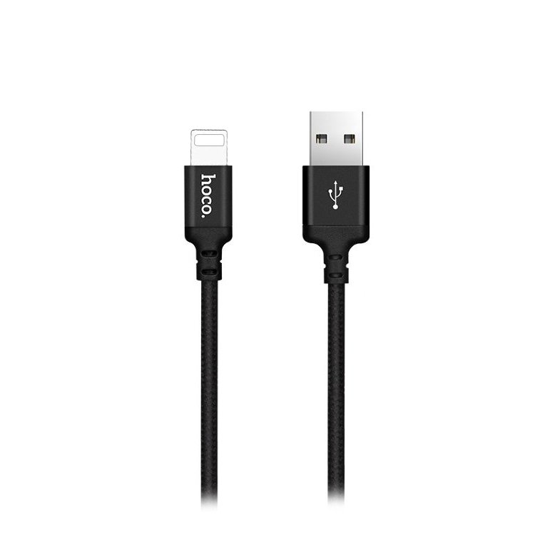 

Кабель USB(Am)-Lightning 8-pin(m), 2 м, черный, HOCO Times Speed X14 (6957531062882), X14