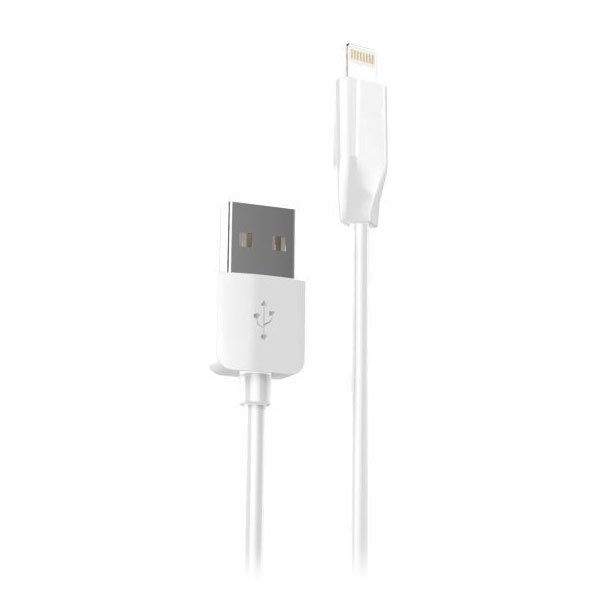 

Кабель USB(Am)-Lightning 8-pin(m), 2 м, белый, HOCO Papid X1 (6957531032014), X1