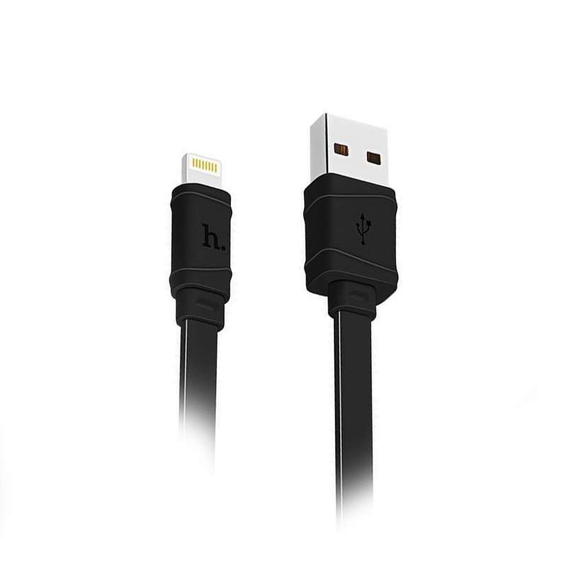 

Кабель USB-Lightning Bamboo, HOCO, 1m, чёрный (X5), Черный