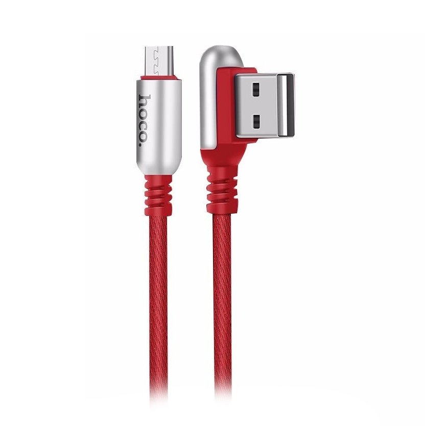 

Кабель USB-micro USB, HOCO, 1.2m, красный, Capsule для HTC/Samsung (U17), U17