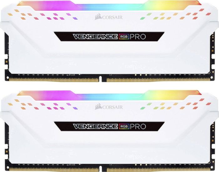 

Комплект памяти DDR4 DIMM 16Gb (2x8Gb), 3600MHz, CL18, 1.35 В, Corsair, Vengeance RGB PRO (CMW16GX4M2C3600C18W), CMW16GX4M2C3600C18W