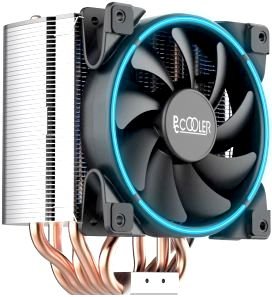 

Кулер для процессора PCcooler GI-H58U CORONA B для Socket 115x/2066/2011/2011-3/1356/1366/775/AM4/AM2+/AM3/AM3+/FM1/FM2/FM2+/AM2, 120мм, 1800rpm, 26.5 дБ, 240W, 4-pin PWM, Al+Cu, Blue LED (GI-H58U CORONA B), GI-H58U CORONA B