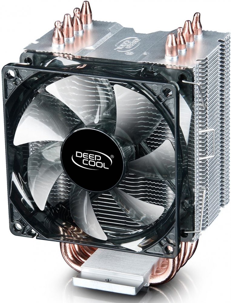 

Кулер для процессора DeepCool GAMMAXX C40 для Socket/115x/1200/1356/1366/2066/AM2/AM2+/AM3/AM3+/FM1/AM4/FM2/FM2+, 92мм, 2000rpm, 23.9 дБА, 130W, 4-pin PWM, Al+Cu (DP-MCH4-GMX-C40P), GAMMAXX C40