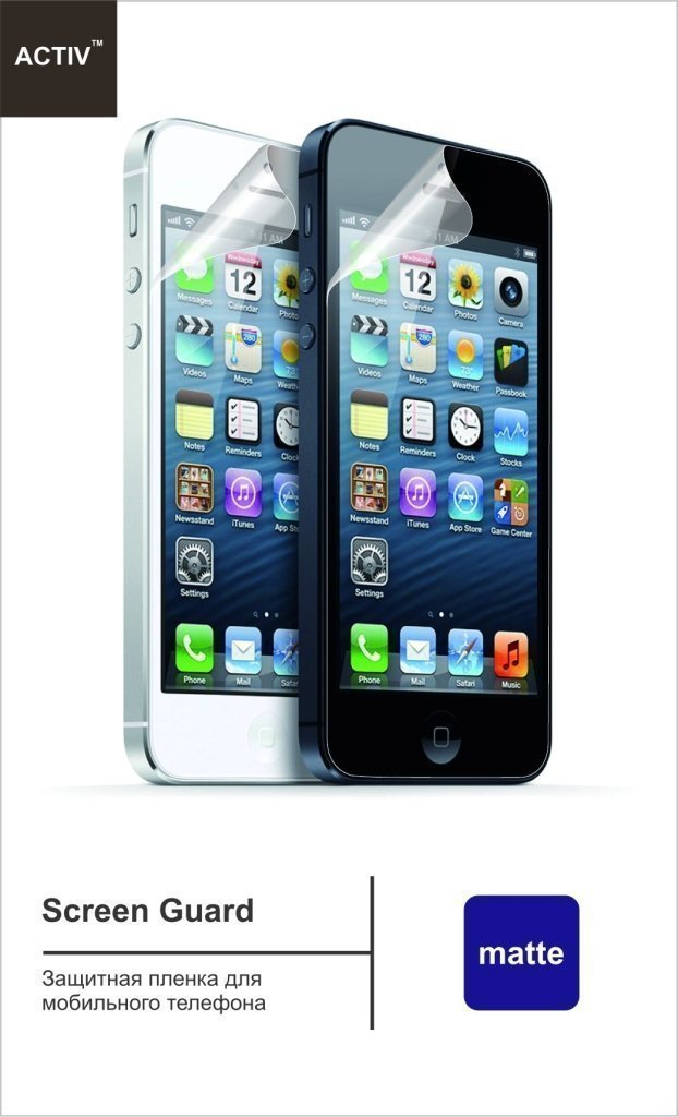 

Защитная пленка Activ для смартфона Apple iPhone 6 Plus/6S Plus, матовая (42608)