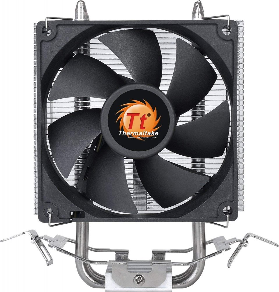

Кулер для процессора Thermaltake Contac 9 для Socket 115x/1356/1366/775/AM4/AM2+/AM3/AM3+/FM1/FM2/FM2+/AM2, 92мм, 2500rpm, 30 дБ, 140W, 4-pin PWM, Al+Cu (CL-P049-AL09BL-A), Contac 9