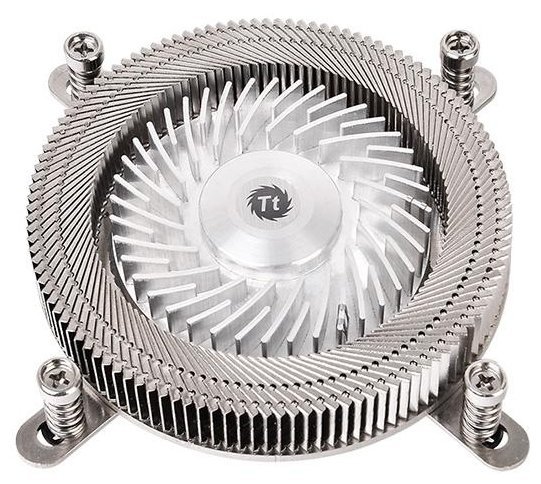 

Кулер для процессора Thermaltake Engine 17 для Socket 115x, 60мм, 2500rpm, 23 дБ, 35W, 4-pin PWM, Al+Cu (CL-P051-AL06SL-A), Engine 17