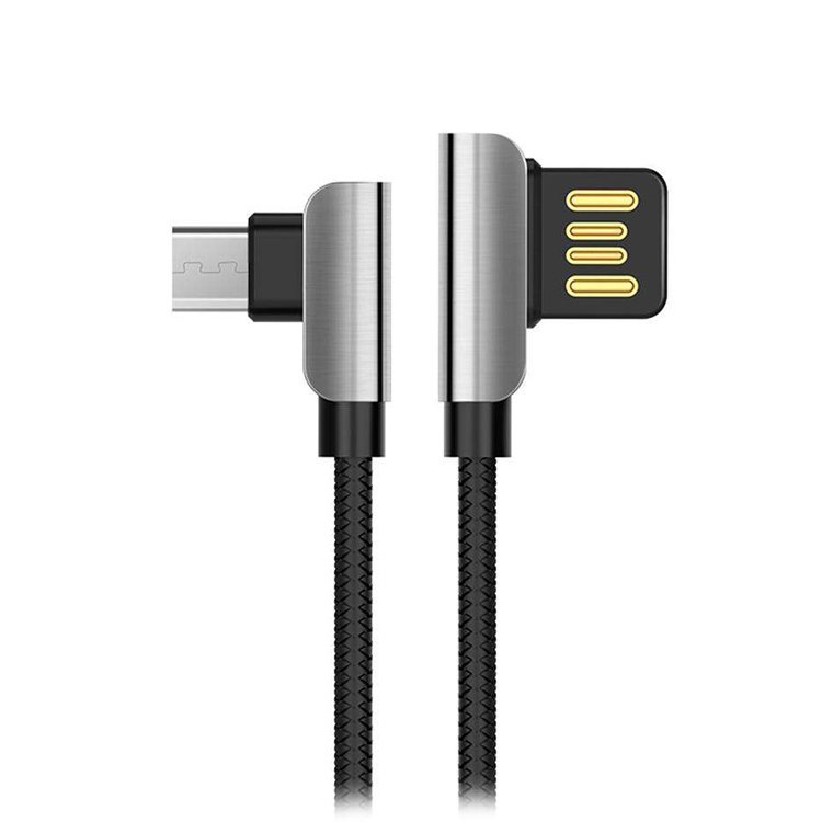 

Кабель HOCO USB-micro USB 2.0, U42 Exquisite steel, 1.2м, чёрный, Черный