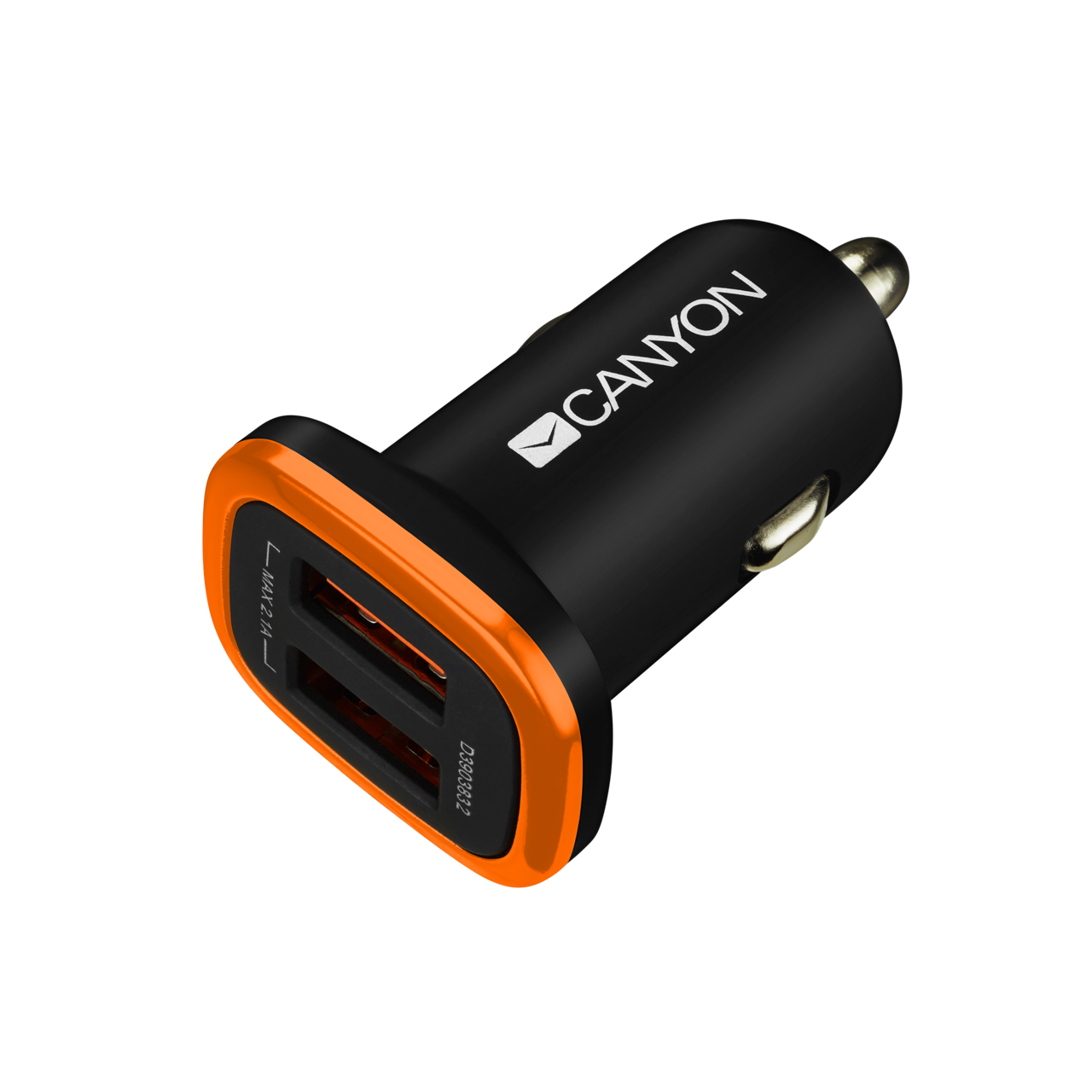 

Автомобильное зарядное устройство CANYON CNE-CCA02B, 2USB, 2.1A, черный, CNE-CCA02B