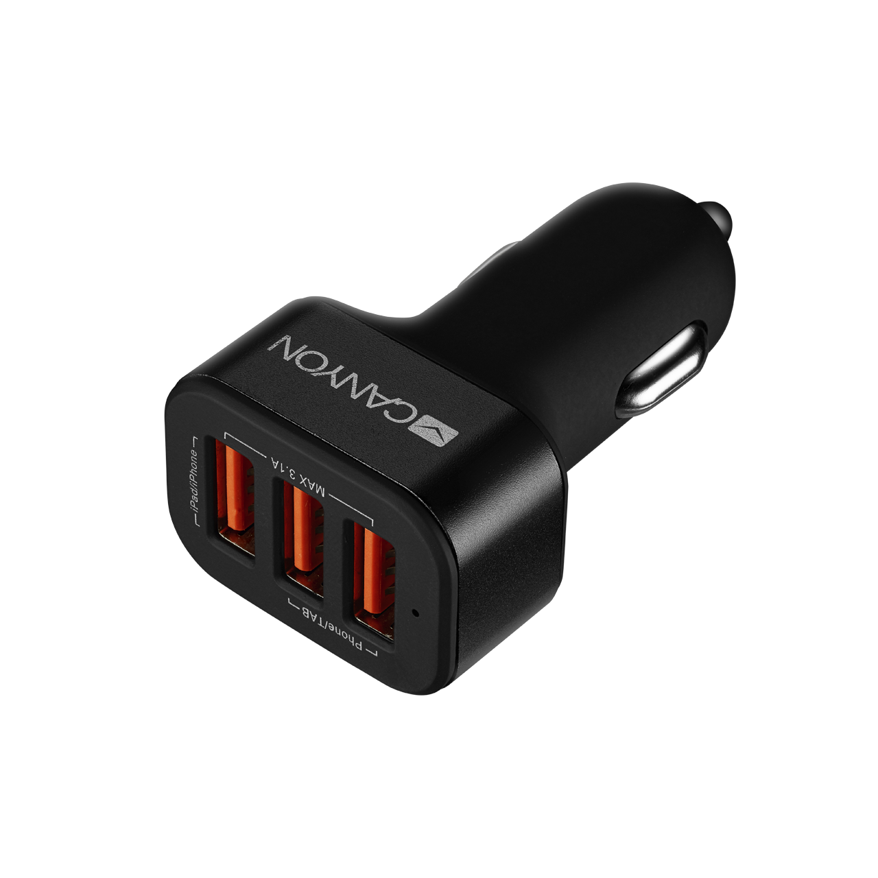 

Автомобильное зарядное устройство CANYON CNE-CCA06B, 3USB, 3.1A, черный, CNE-CCA06B