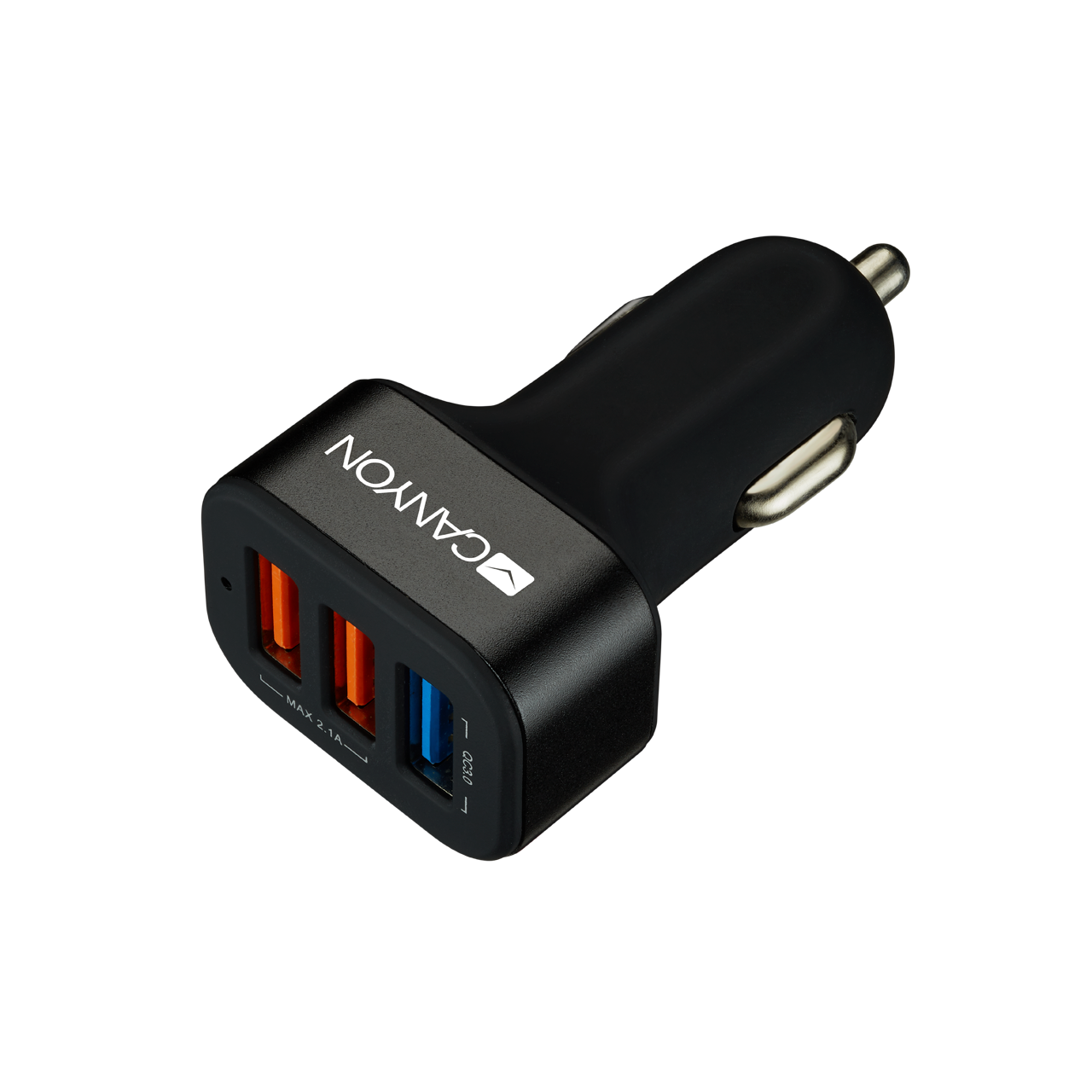 Автомобильное зарядное устройство CANYON CNE-CCA07B, 3xUSB
