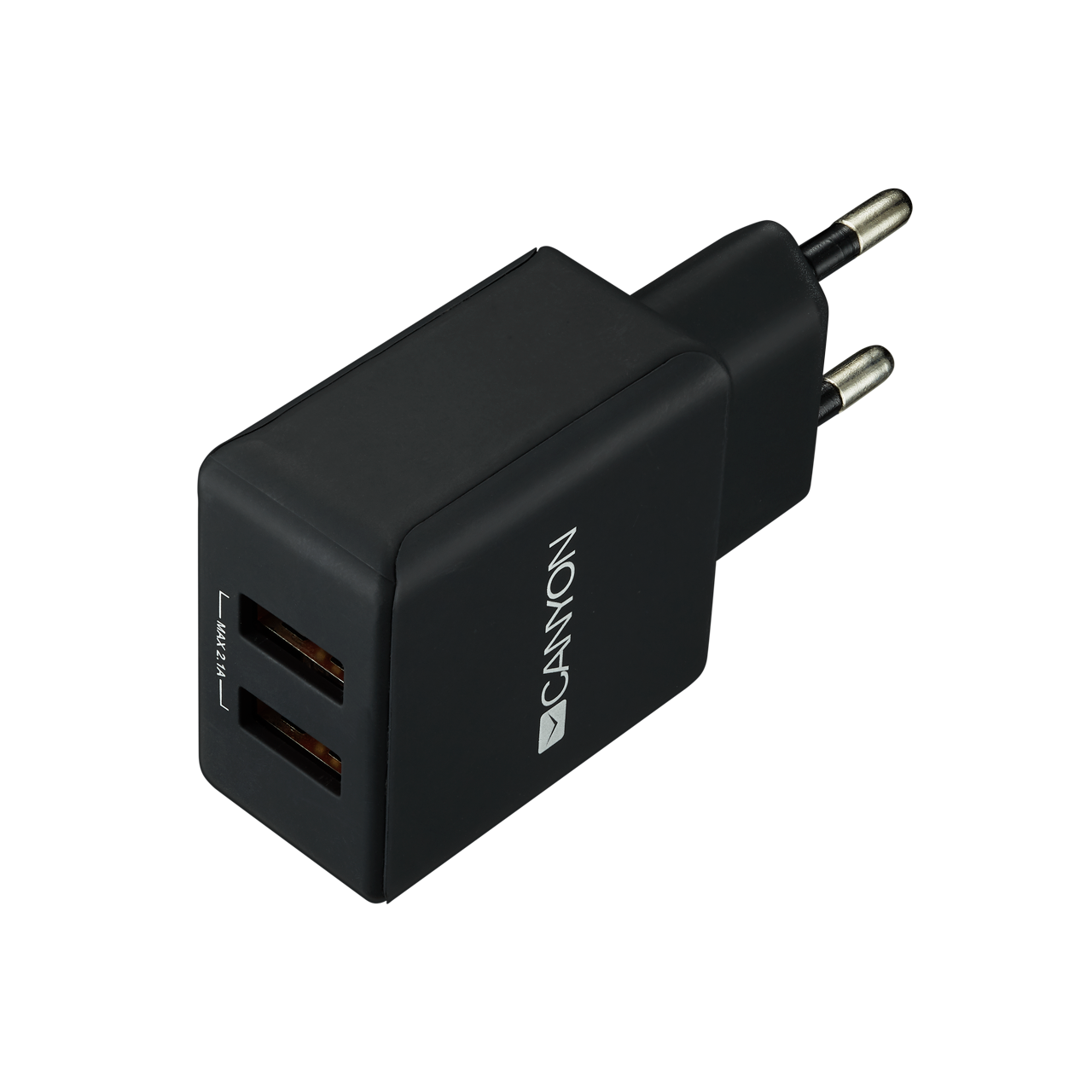 

Сетевое зарядное устройство Canyon CNE-CHA03B, 2USB, 2.4A, черный, CNE-CHA03B