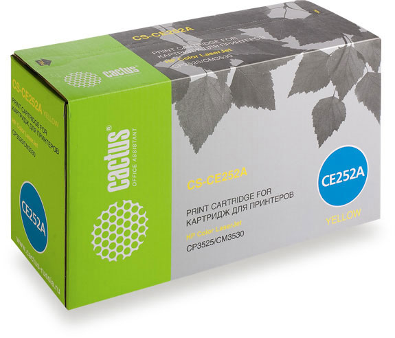 Картридж Cactus CS-CE252A, желтый, 7000 страниц