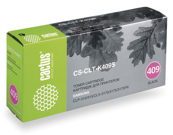 Картридж Cactus CS-CLT-K409S, черный, 1500 страниц