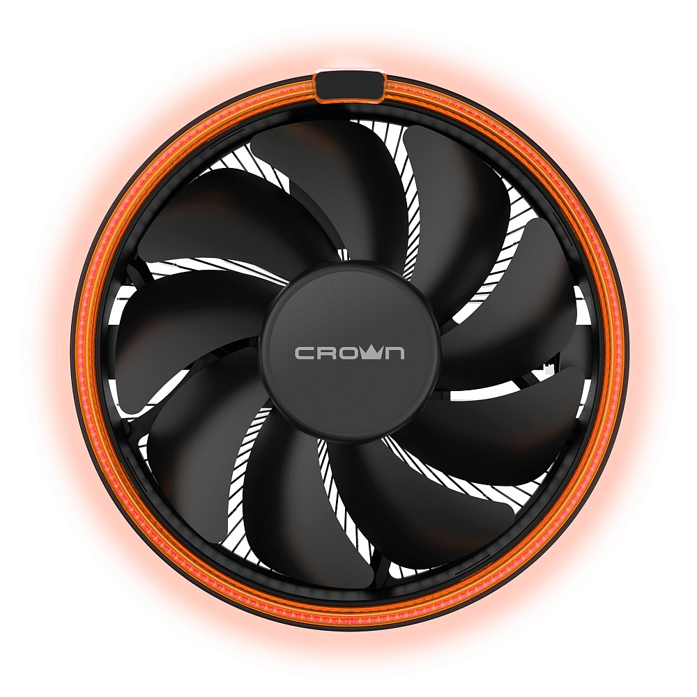 

Кулер для процессора CROWN CM-1153PWM для Socket 115x/775/AM4/AM2+/AM3/AM3+/FM1/FM2/FM2+/AM2, 105мм, 1800rpm, 26.3 дБ, 115W, 4-pin PWM, Al, оранжевый (CM-1153PWM), CM-1153PWM