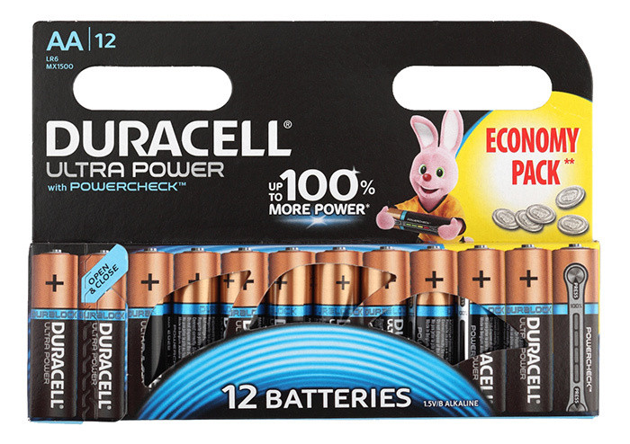 

Батарея Duracell Ultra LR6-12BL MX1500, AA, 1.5V, 12шт