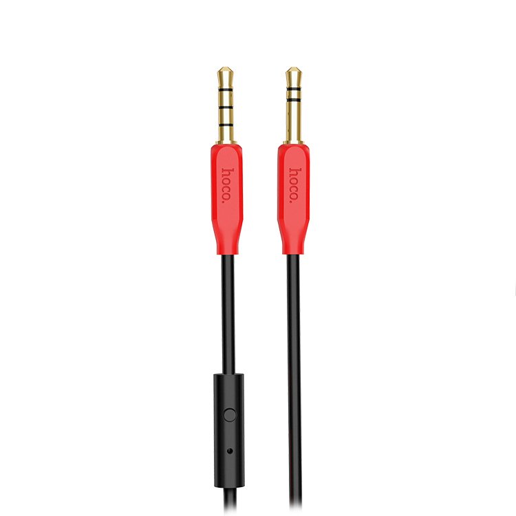 

Кабель соединительный HOCO Jack 3.5-Jack 3.5, 1м, черный (UPA12)