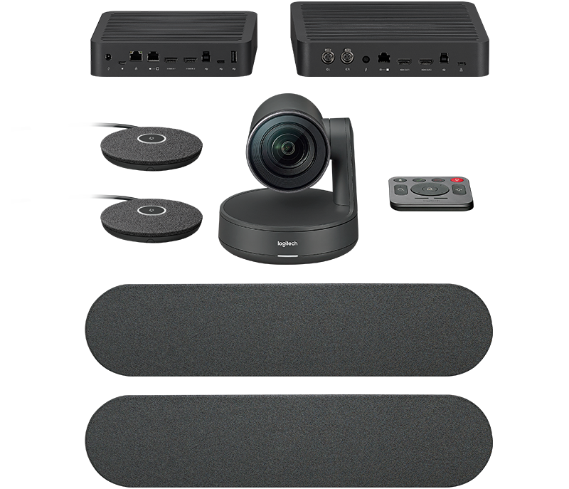 Система для видеоконференций Logitech Rally Plus, 3840x2160, черный