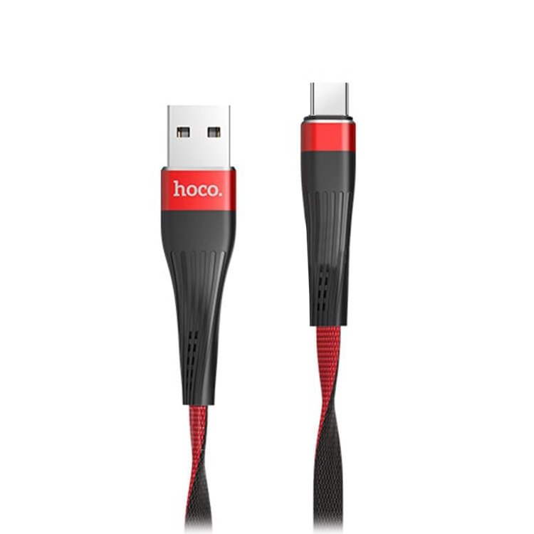 

Кабель USB-USB Type-C, HOCO, U39 Slender, 1.2м, красный/черный (U39), Черный/красный