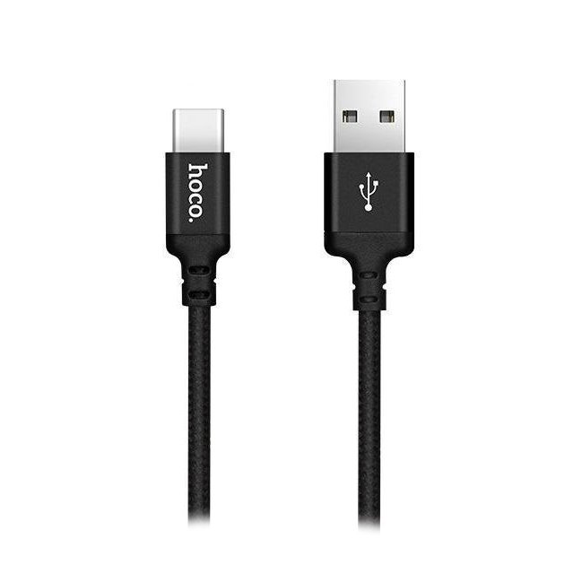

Кабель USB-USB Type-C, HOCO, X14 Times Speed, 1м, чёрный (X14), Черный, X14