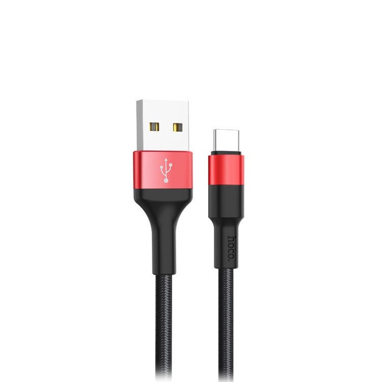 

Кабель USB-USB Type-C, HOCO, X26 Xpress, 1м, черный/красный (X26), X26