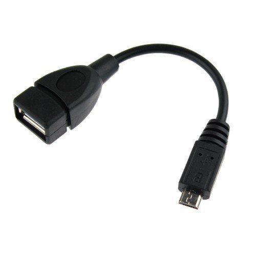 

Кабель-переходник (адаптер) USB 2.0(Af)-Mini USB 2.0(Bm), 10см, черный Glossar