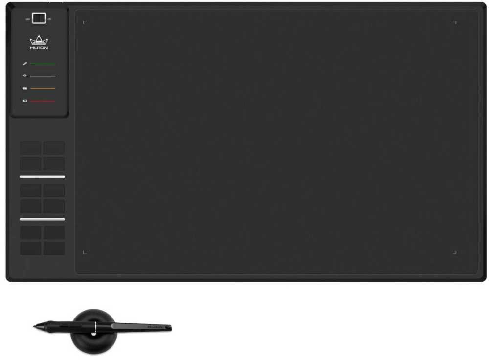 

Графический планшет Huion WH1409, 350x220, 5080 lpi, черный, WH1409