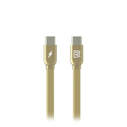 

Кабель USB Type-C- USB Type-C , Remax, 1m, золотистый (RC-046a)